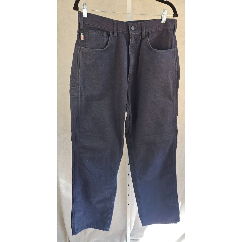 Carhartt FR Flame Resistant Work Pants Navy Blue Men 34x32 NFPA 2112 CAT 2 Twill